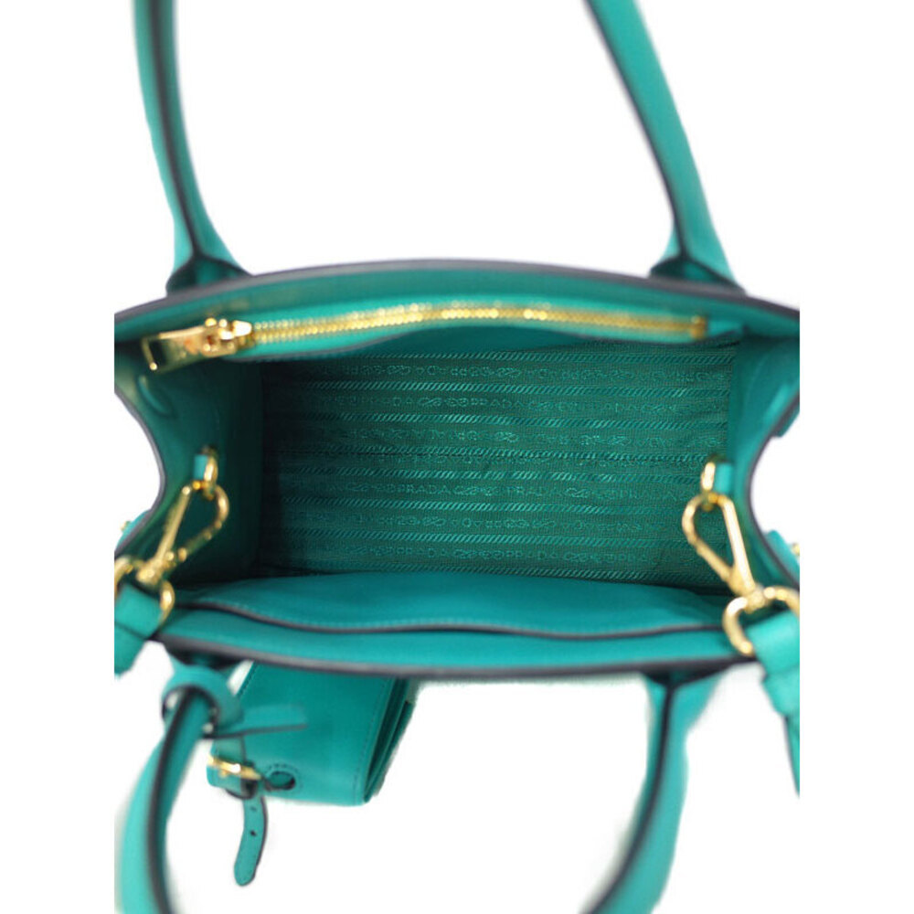 Prada Monochrome 2way Shoulder Bag tote bag black Saffiano leather - Picture 3 of 5